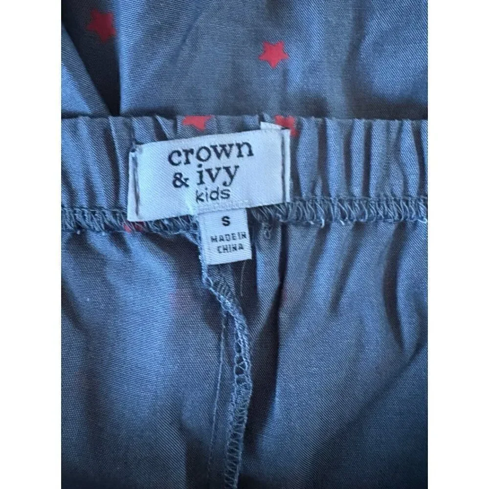 Crown and Ivy Kids Patriotic Stars Woven Set